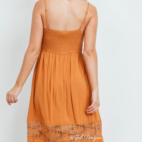 ❤️LAST 1! Lace Contrast Layered Tiered Maxi Dress! - Picture 6 of 6